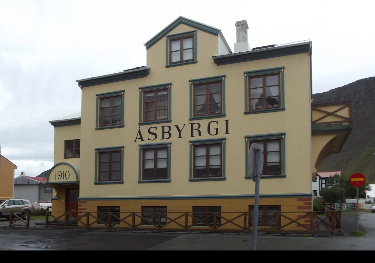 The Asbyrgi Hotel. It may no longer be operational.