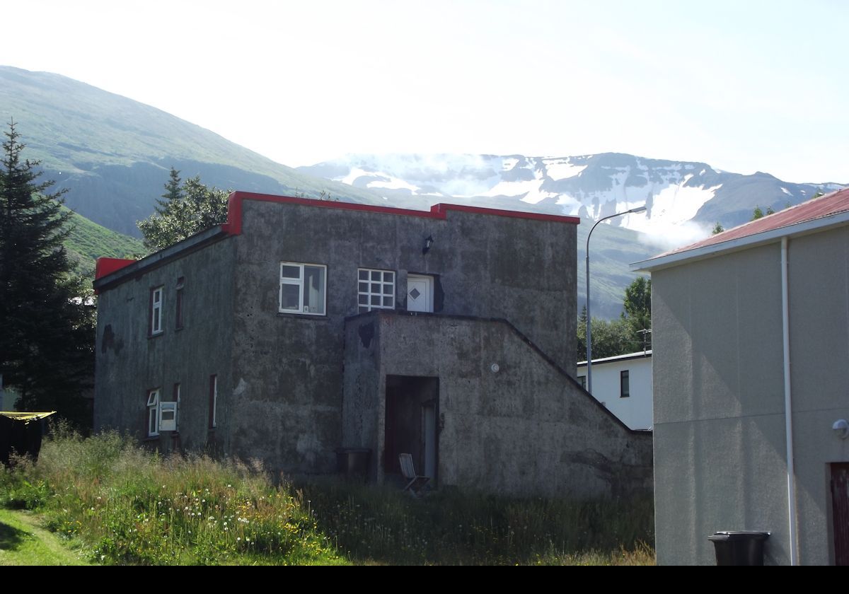 A particularly different home on the eastern outskirts of the town.