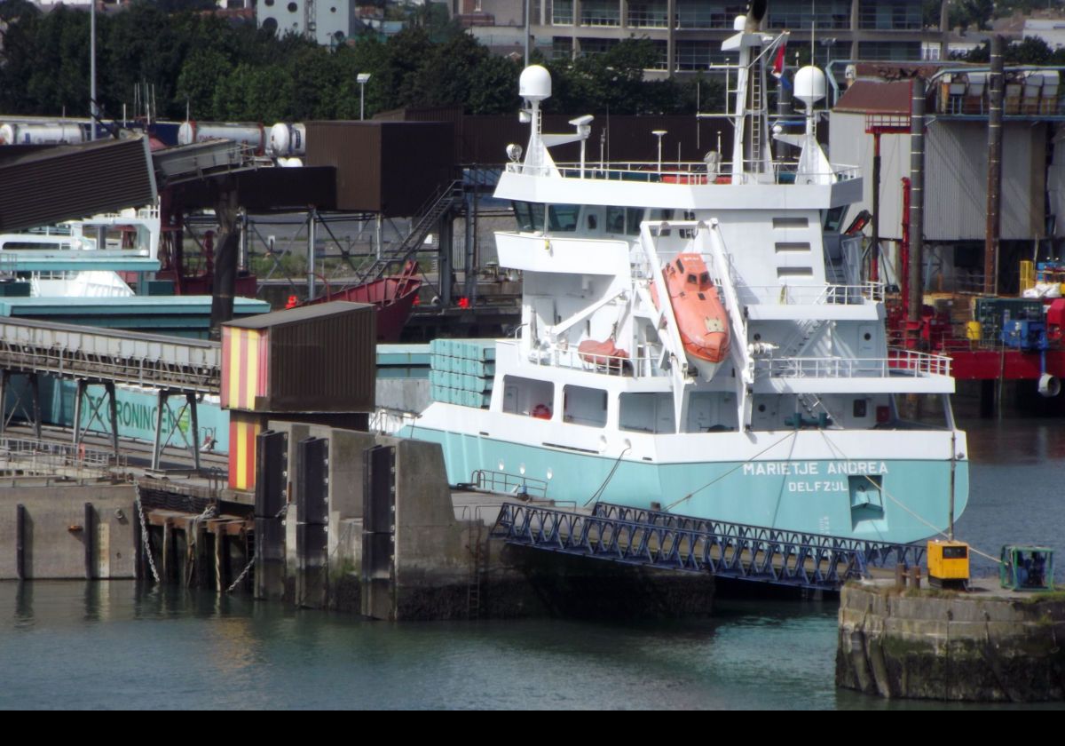 The Marietje Andrea; a General Cargo Ship docked in Dublin.