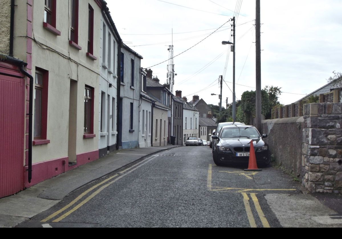 Looking west along Church Street from near the entrance to St Mary's Abbey.