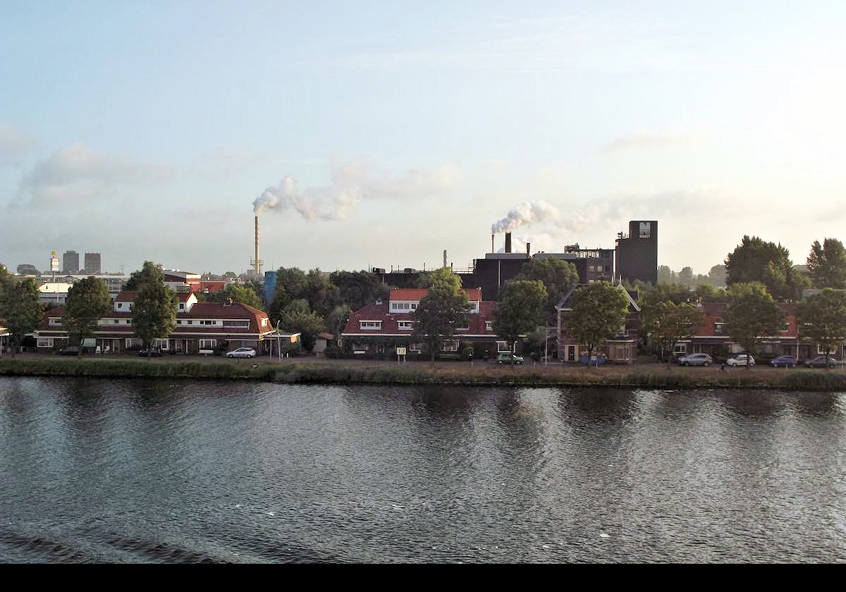 Industry is starting to give way to residential areas; but I do not think I would want to live so close to those chimneys!