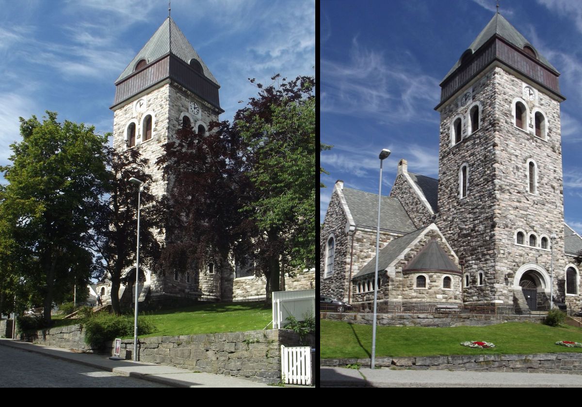 Designed by Sverre Knudsen, the Alesund Church was built in 1909 to replace the original church, built in 1855, that was destroyed by the great Ålesund fire in 1904.  