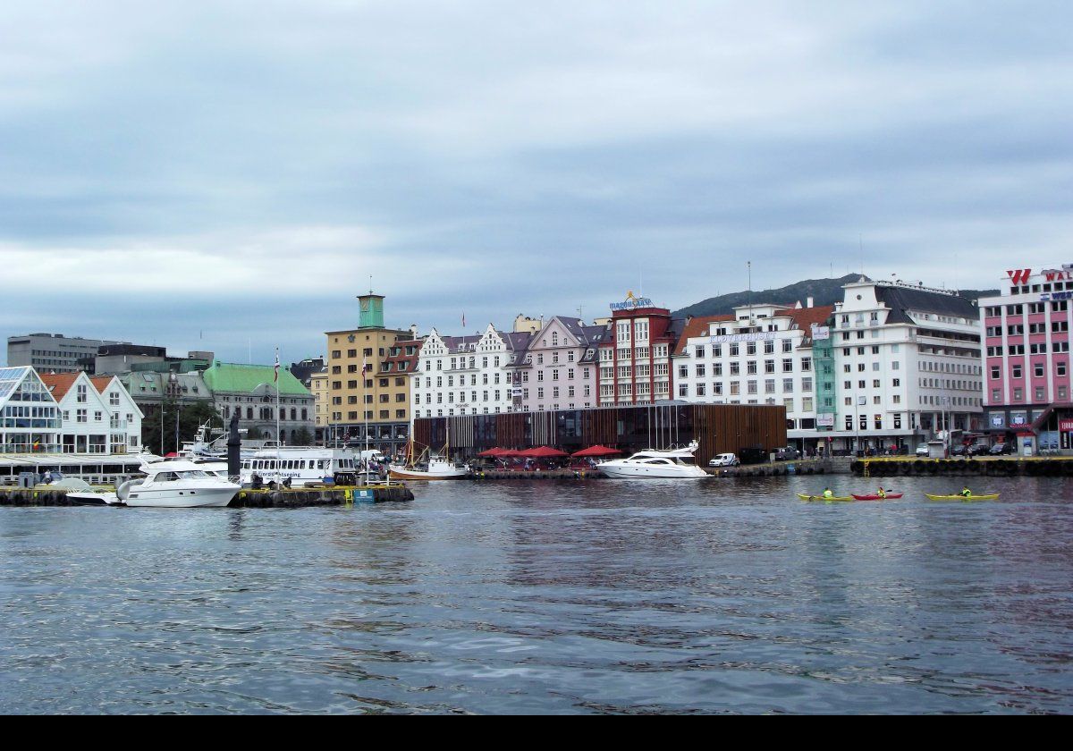 Another view across the Port of Bergen.