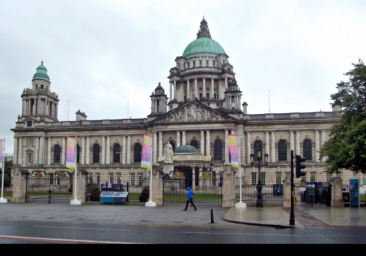 Designed by architect Sir Alfred Brumwell Thomas, construction began in 1898 and was completed in 1906. The copper dome in the center is 53 m (173 ft) high.