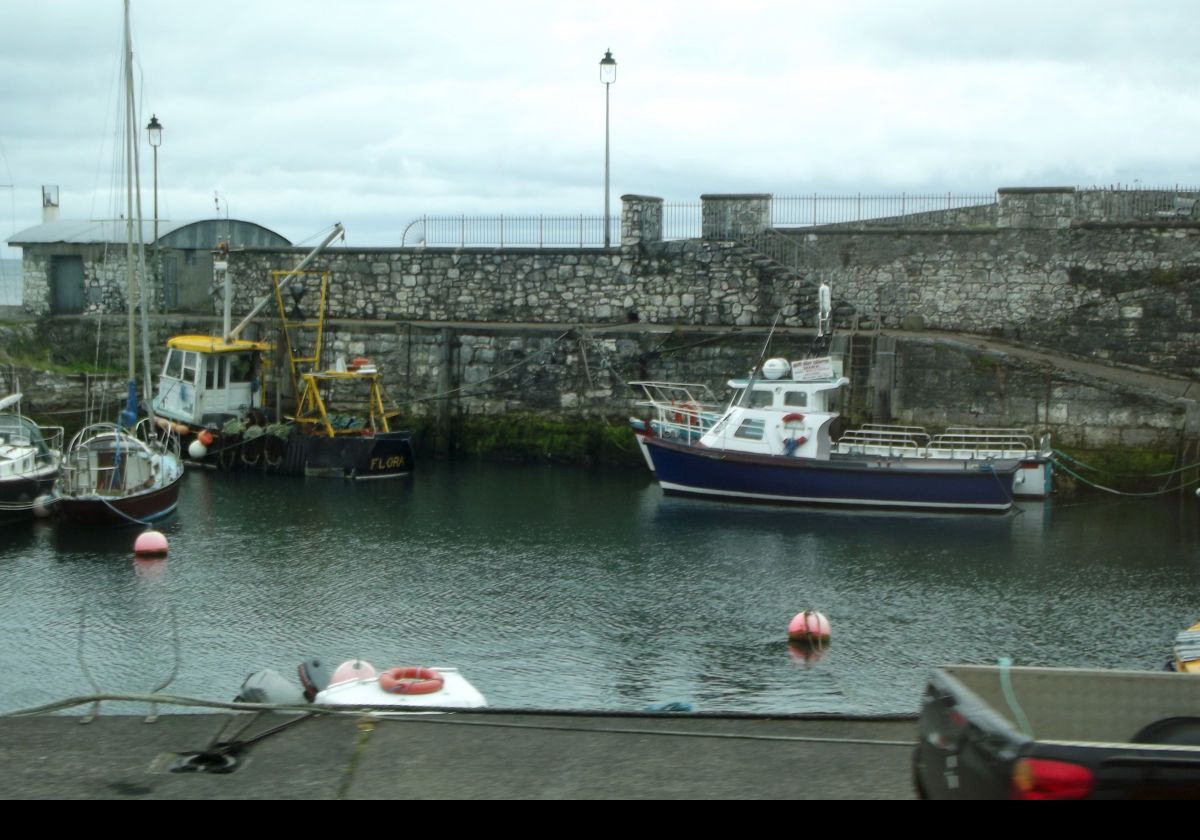 Some pictures of Carnlough Harbor in the village of Carnlough in county Antrim. The harbor is used for pleasure boats and small fishing boats.