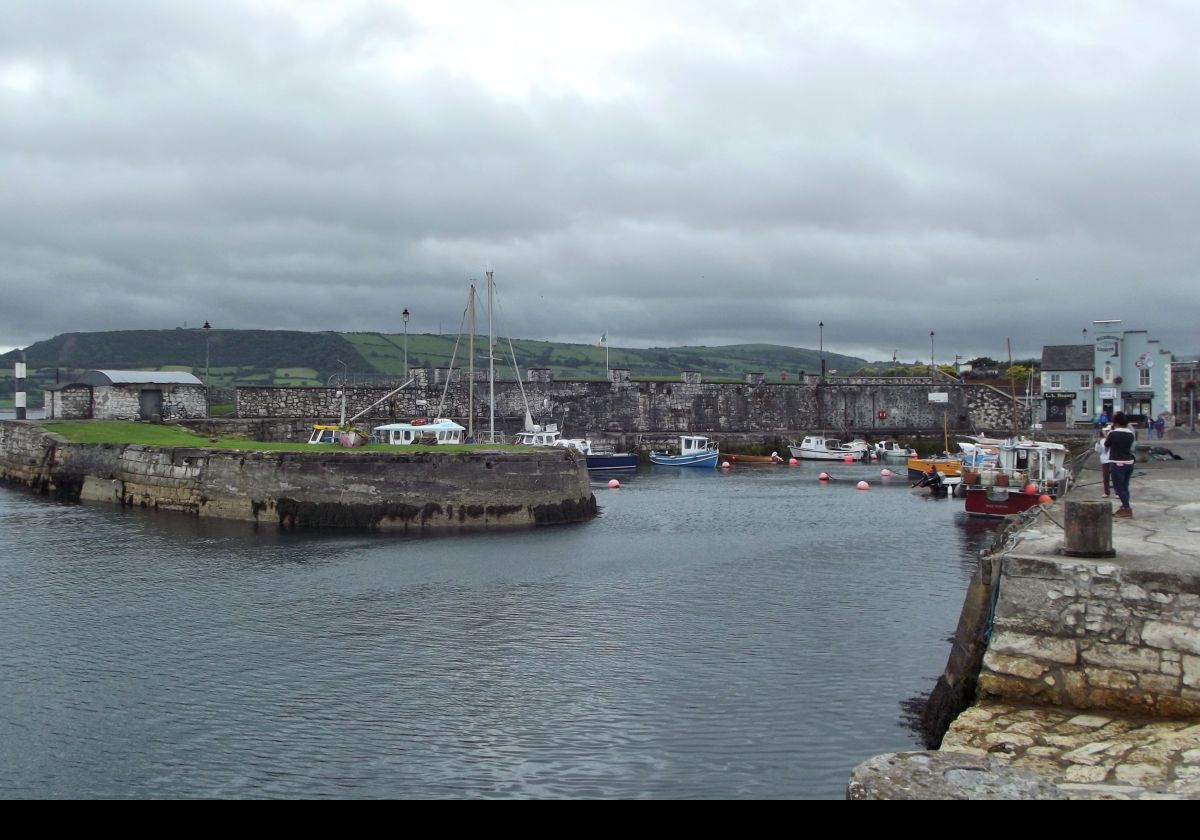 Some pictures of Carnlough Harbor in the village of Carnlough in county Antrim. The harbor is used for pleasure boats and small fishing boats.