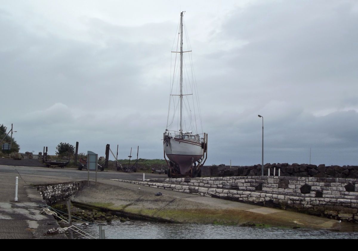 Some pictures of Carnlough Harbor in the village of Carnlough in county Antrim. The harbor is used for pleasure boats and small fishing boats.