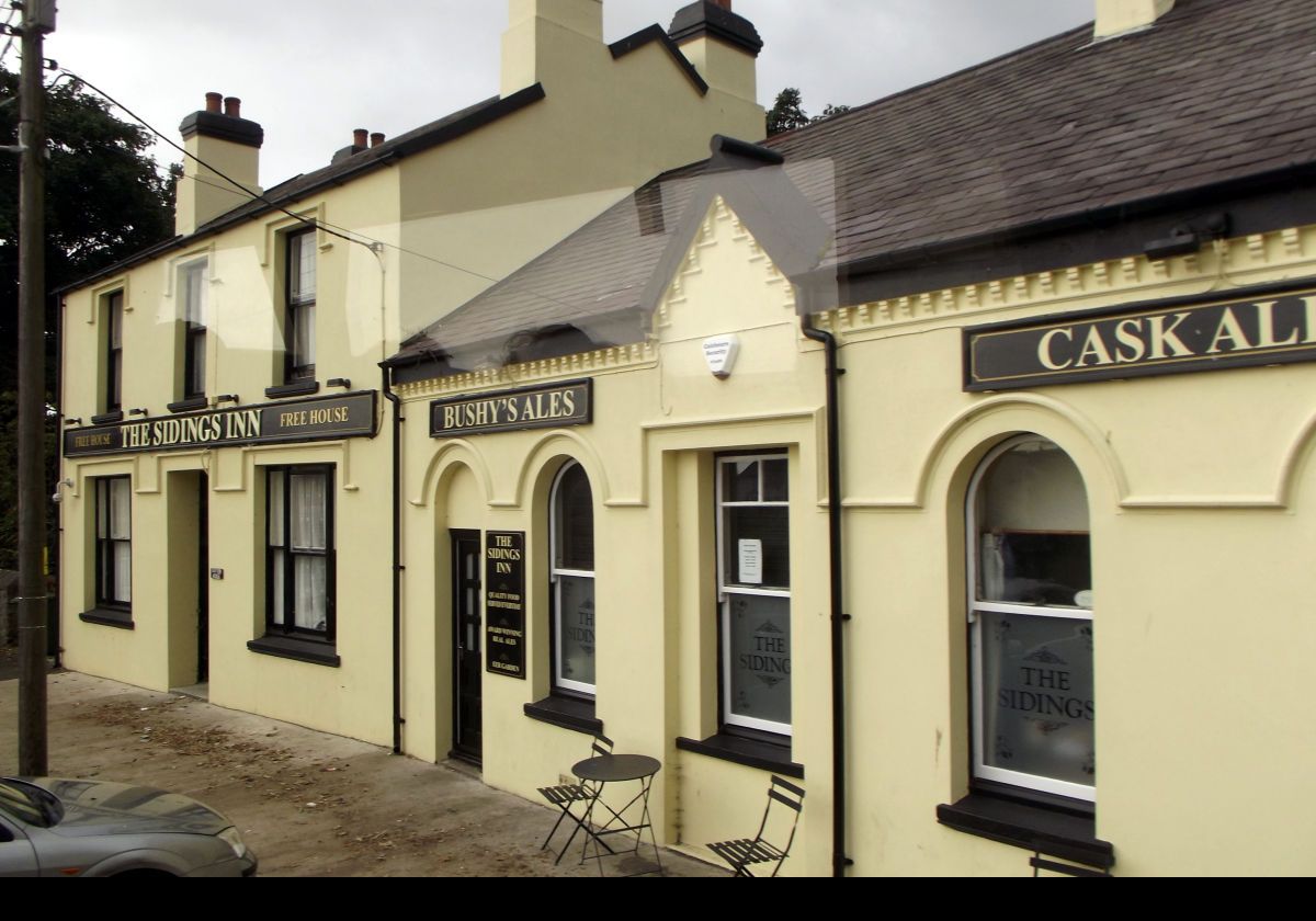 The Sidings Inn in Castletwon, just next to the railway.