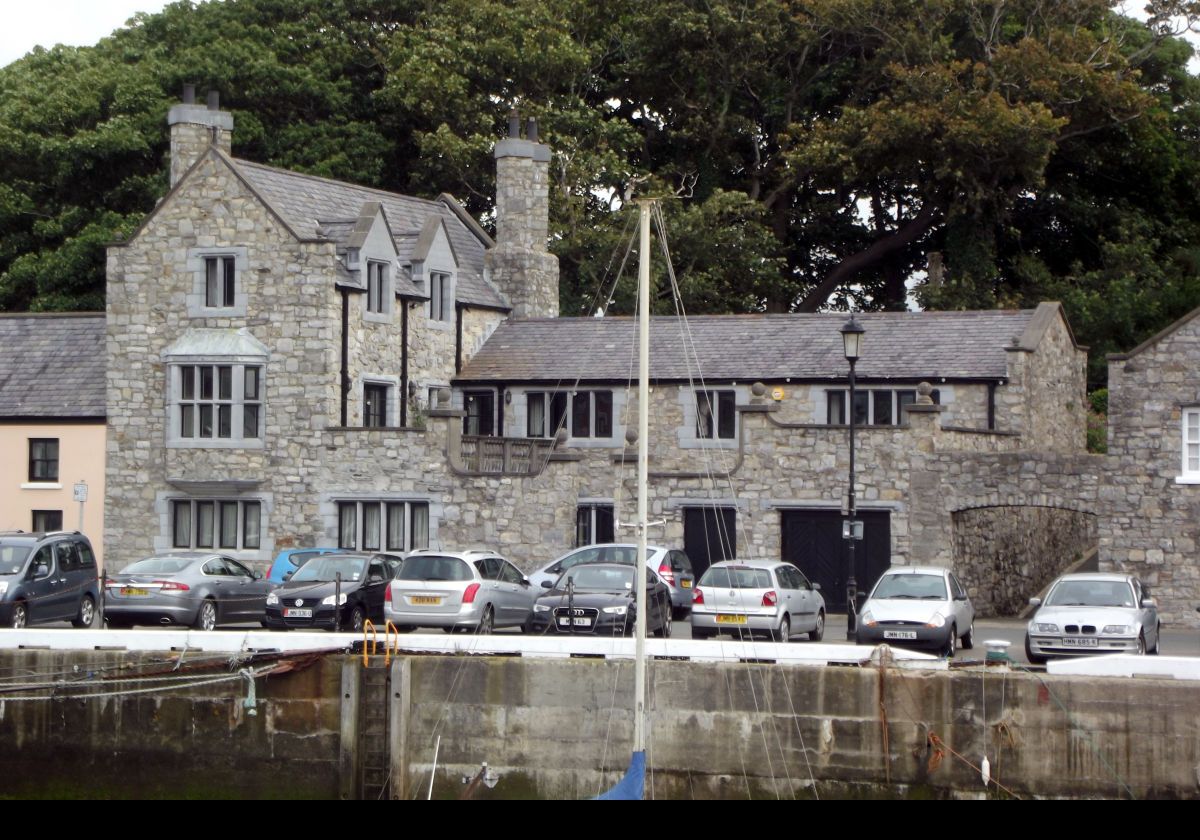 An interesting building on Bridge Street that looks across Castletown Harbor.