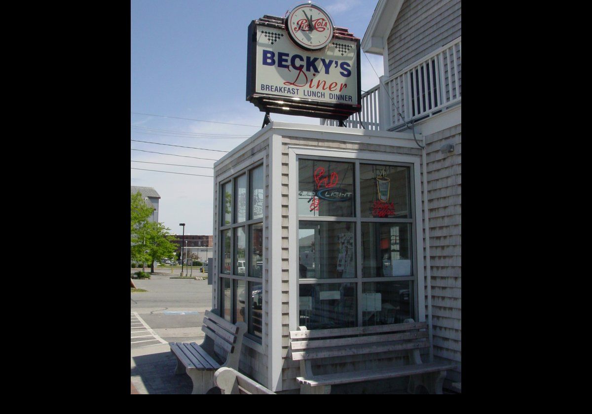 Another Portland landmark, this is Becky's Diner on Hobson's Wharf off Commercial Street down on the waterfront.  They serve good, reliable diner fare and seafood.  