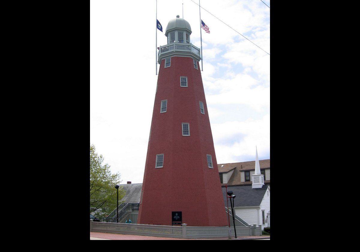 Built in 1807, the Portland Observatory is the only maritime signal tower left in the United States. It is 26 meters (86 feet) tall and sits 68 meters (222 feet) above sea level. It ceased operation in 1923, and is now open to the public for guided tours.