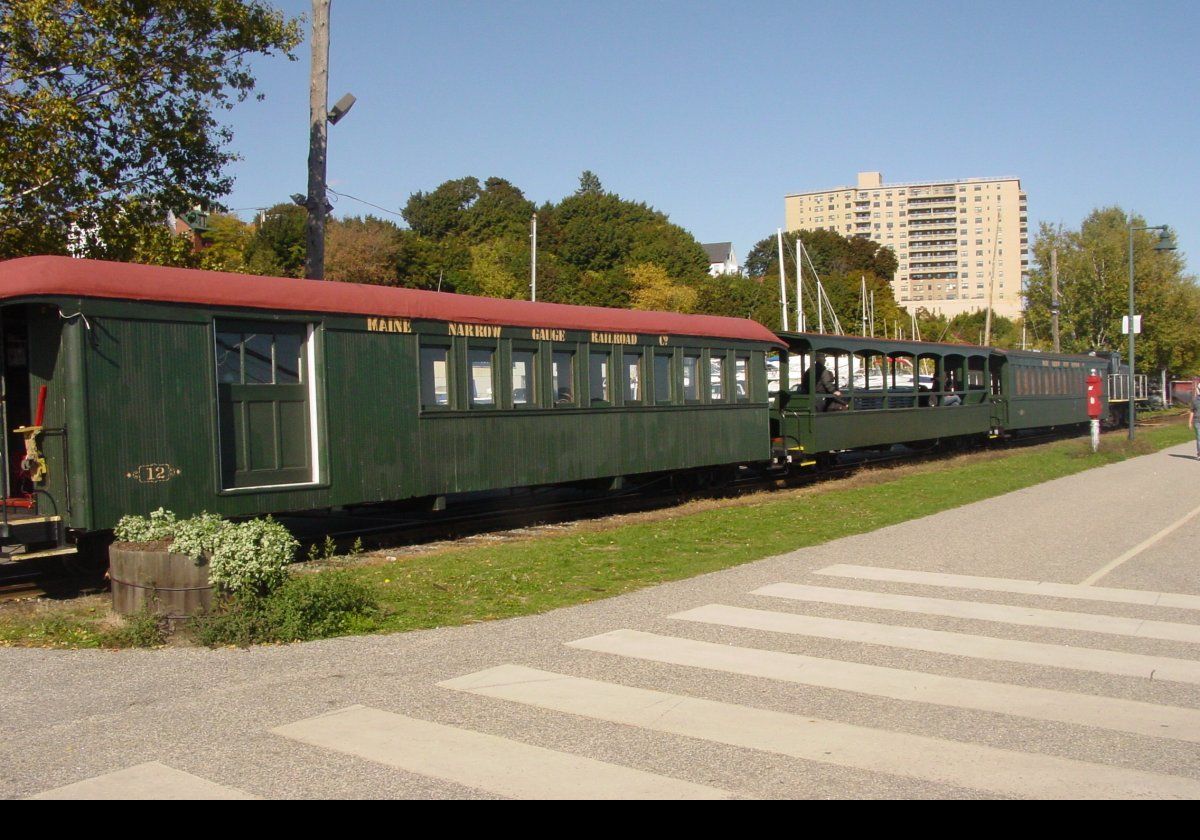 The train that runs from the museum down the coast.