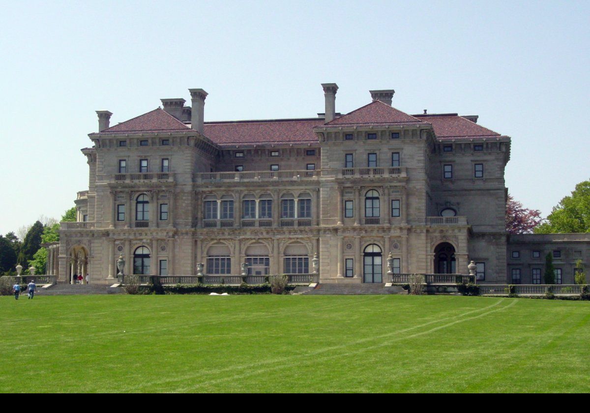 One of the most famous of the cottages, The Breakers was the summer home of Cornelius Vanderbilt II and his wife, though he did not get to spend much time there as he died 1899.  It has 70-rooms in 65,000 square feet (c. 6,150 square meters) of living space. Completed in 1895, it cost more than $12 million; the equivalent of nearly $350 million today. The architect was Richard Morris Hunt.