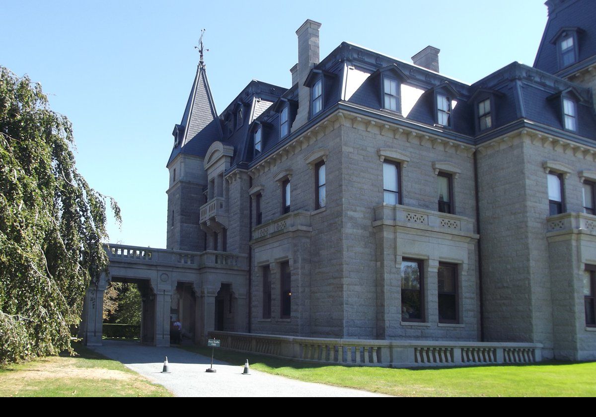 The Wetmores were a New England family who decided to make Newport their home so, unlike most of the mansions, they lived in the house full time.  