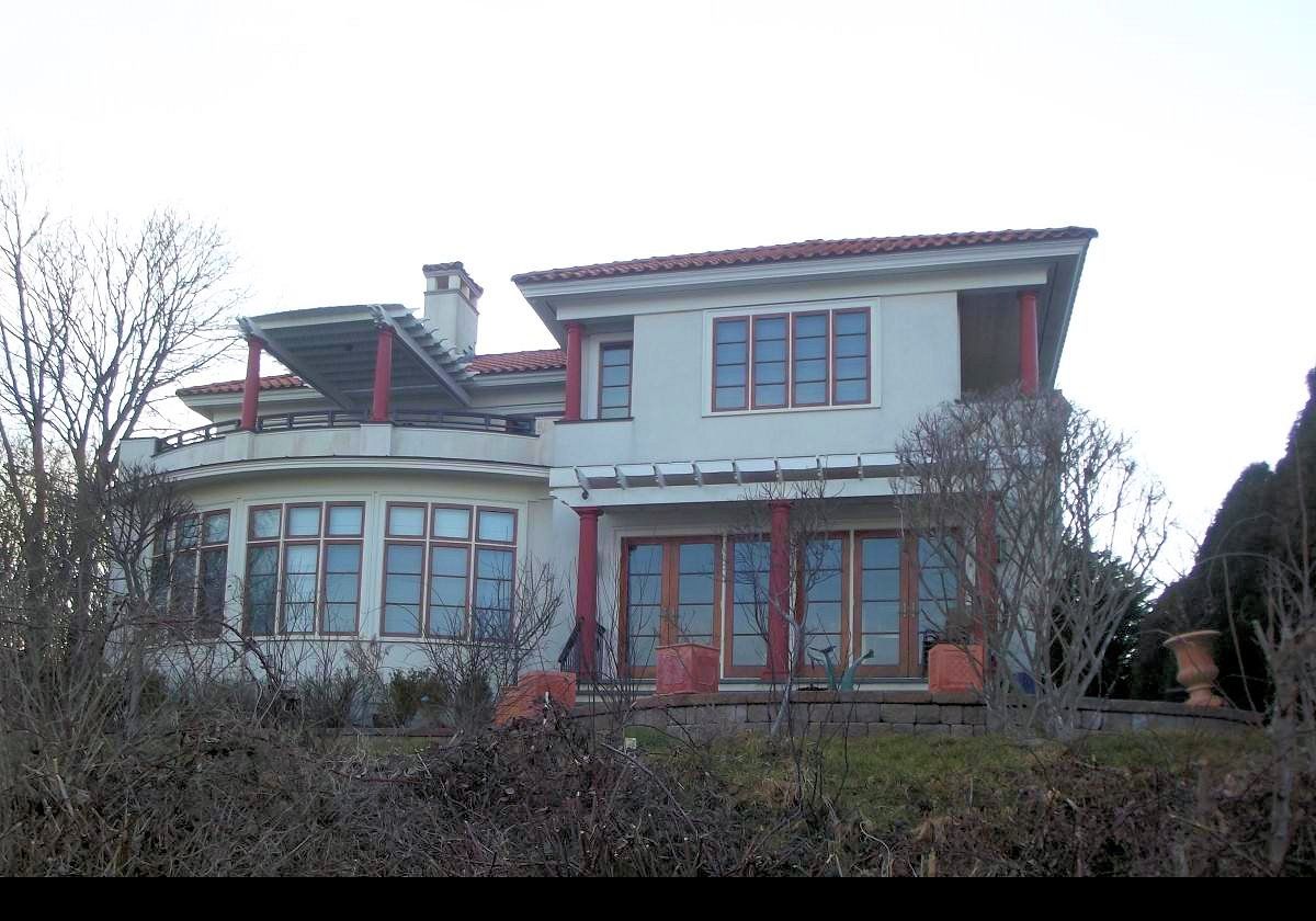 This house, seen from the Cliff Walk, is at the Memorial Boulevard end of the Cliff Walk.