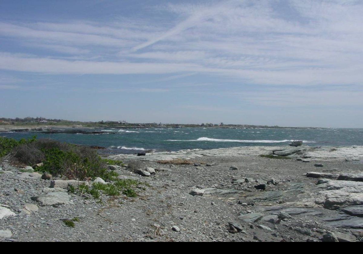 Brenton Point lies midway along Ocean Drive, and provides spectacular views of the Atlantic Ocean and Narragansett Bay.