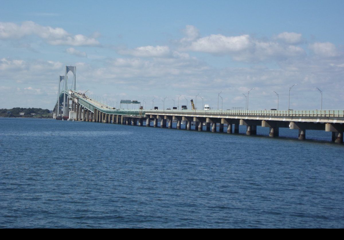 Opened on June 28, 1969, it is the longest suspension bridge in New England, being 488 metres (1,601 ft) long.