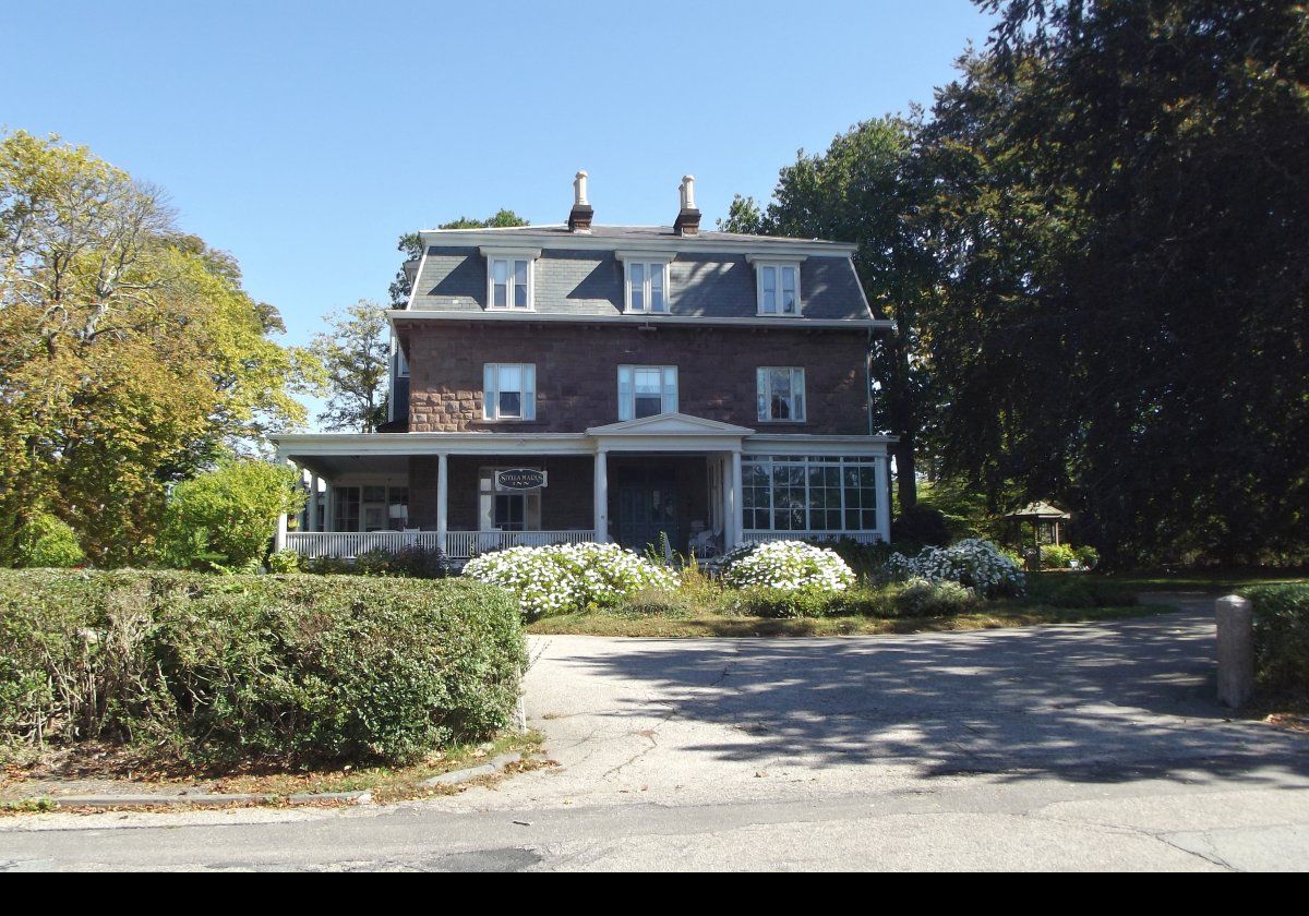 The Stella Maris Inn on Washington Street.  Reasonably priced, for Newport!