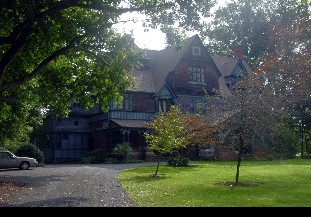 The next few houses are all privately owned on Bellevue Avenue. This one is a favorite of ours.