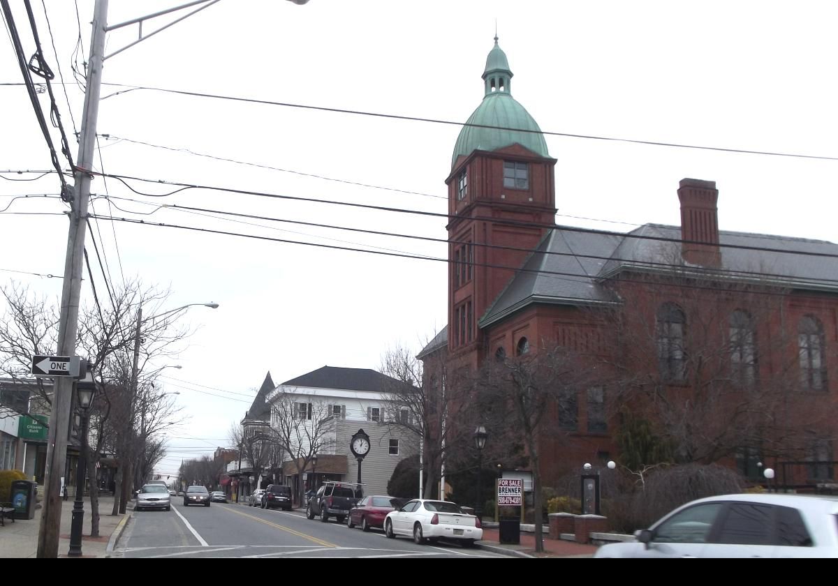 Warren Town Hall is located down-town on Main Street, and has a splendid clock.  The next photo shows a closeup.