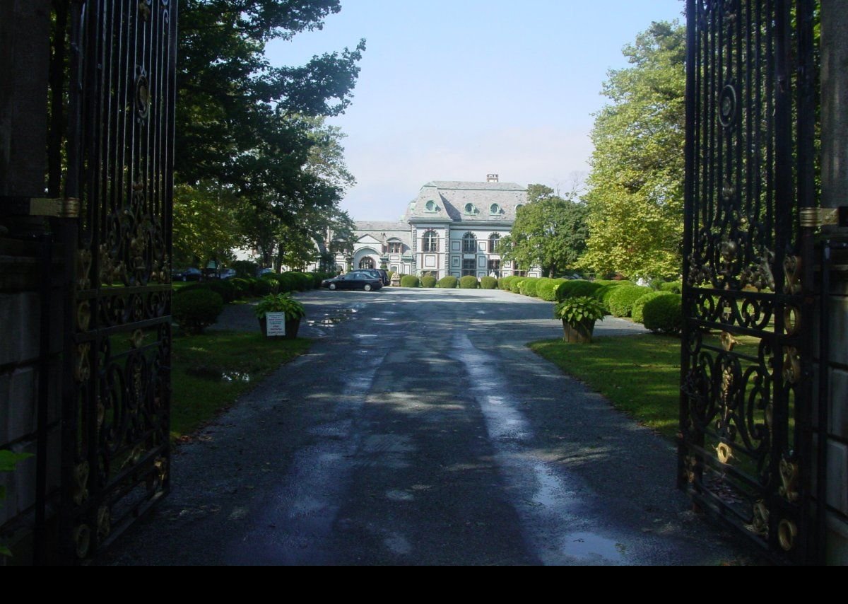 Belcourt was built for Oliver Hazard Perry Belmont between 1891 and 1894, as a summer cottage. It is the third largest of the Newport mansions after The Breakers & Ochre Court. The design is predominantly French Renaissance and Gothic, with elements of English, Italian and German, based on the Louis XIII hunting lodge at Versailles.