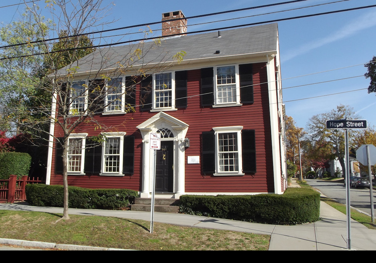 344 Hope Street, Royal Diman House, 1792.