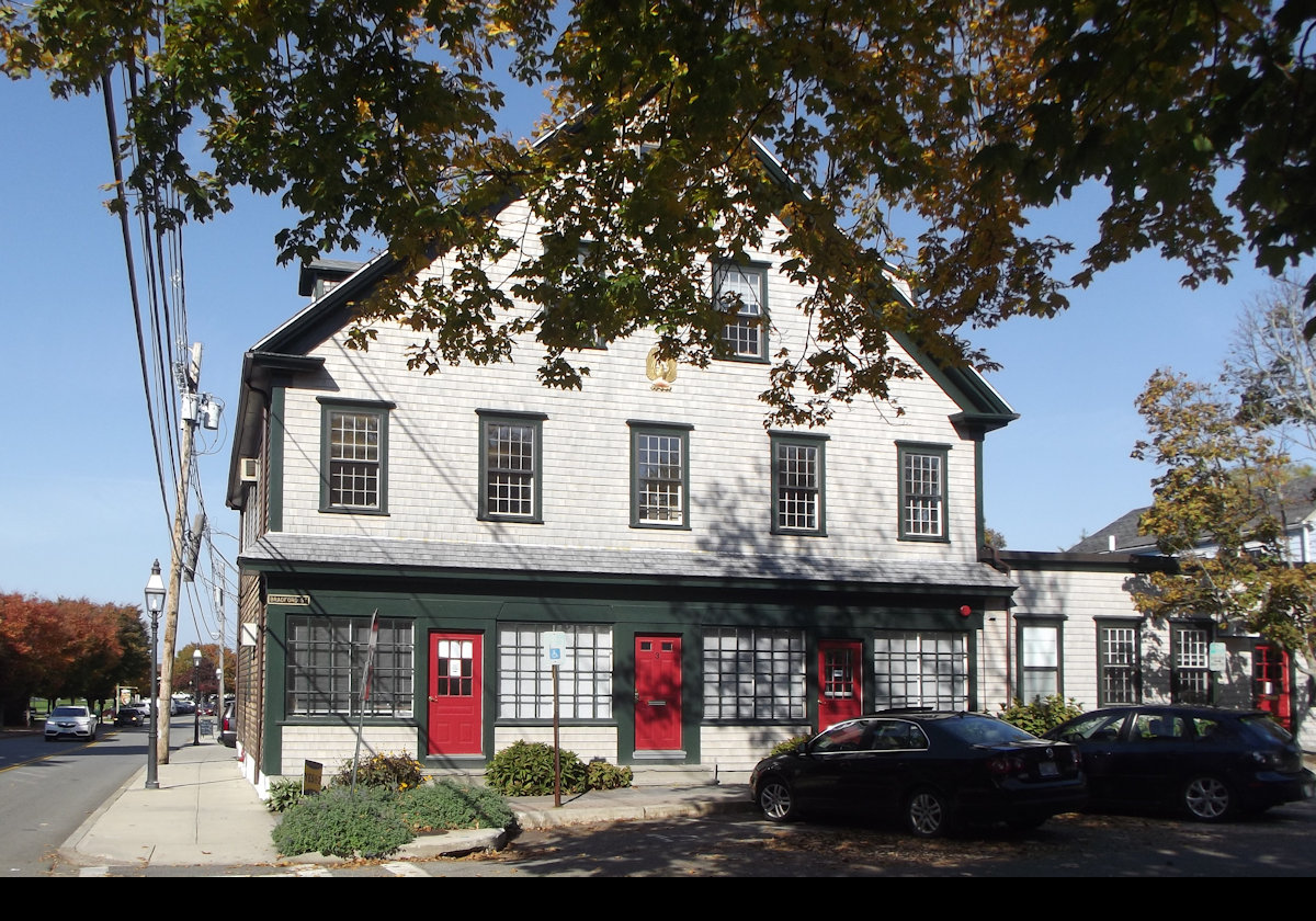 Built in 1854, 1 Bradford Street was J. Howard Manchester’s Store. Manchester was a roofing and plumbing contractor. Since 1928, it has been home to the Bristol Phoenix newspaper.