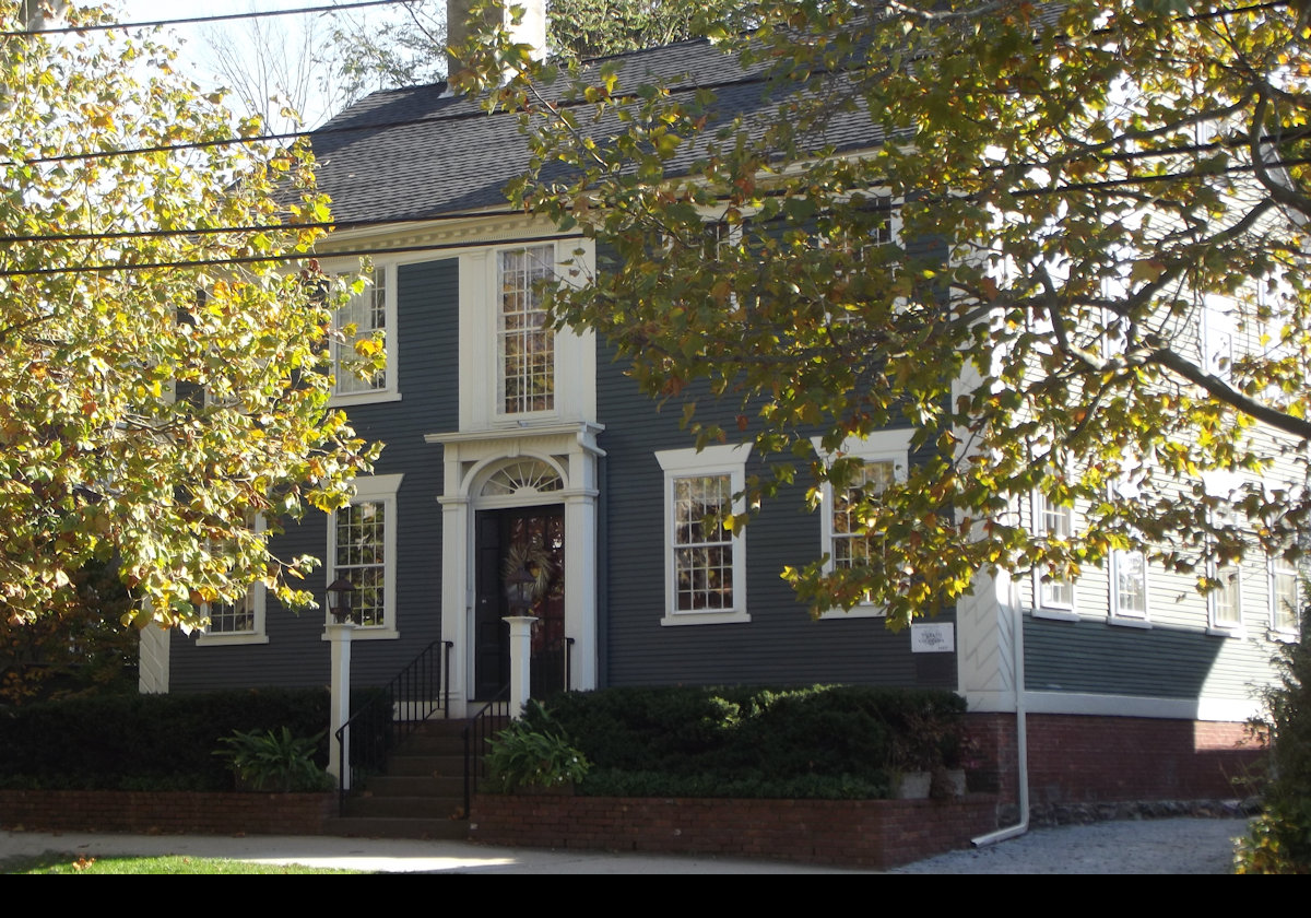 Designed and built by Russell Warren for William Van Doorn in around 1807, Subsequently, Warren purchased 86 State Street in 1813 and lived there until 1823.