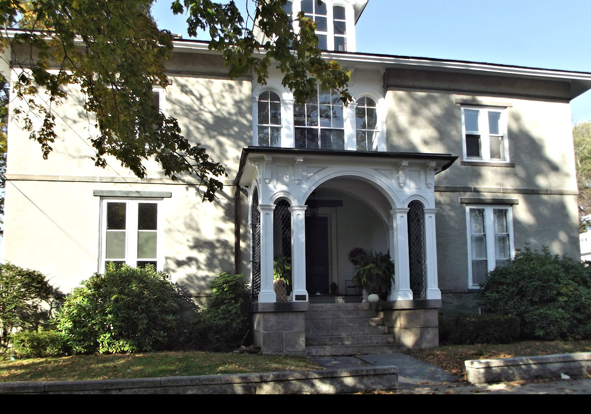 The Wissing House at 89 State Street, built in 1850 probably by Russell Warren.