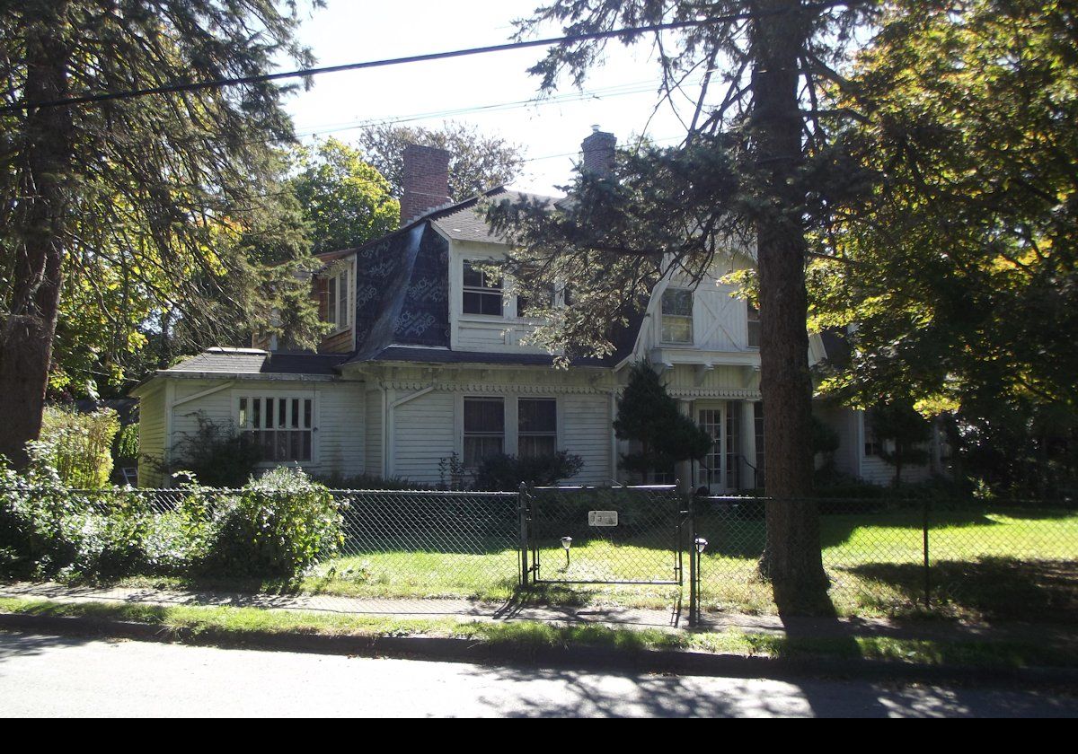 This house is called "Hypotenuse", and, while it is a very modest house, it is where the architect Richard Morris Hunt lived.  