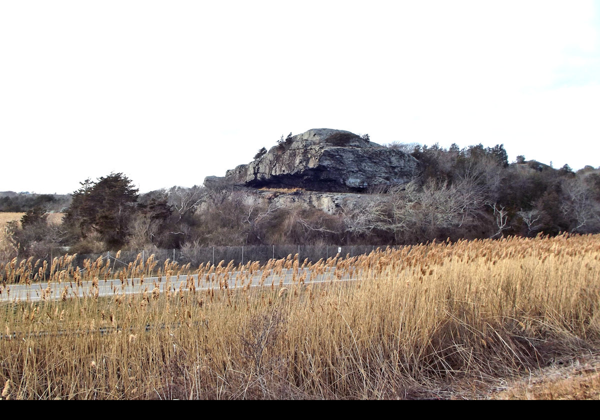 Hanging Rock in Middletown, Rhode Island.