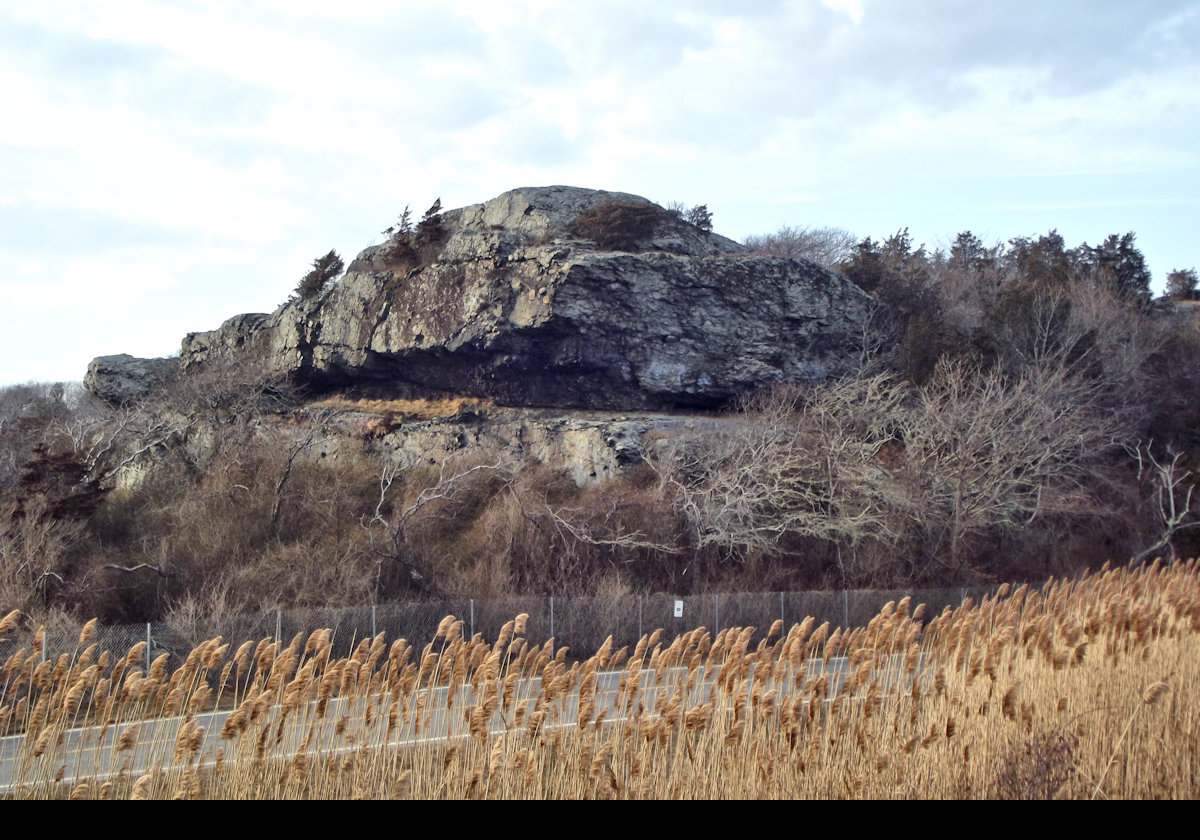 Hanging Rock in Middletown, Rhode Island.