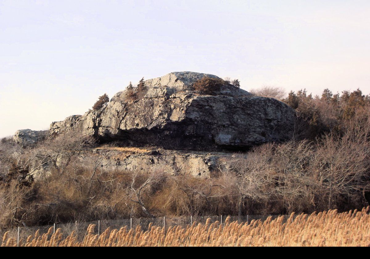 Hanging Rock in Middletown, Rhode Island.