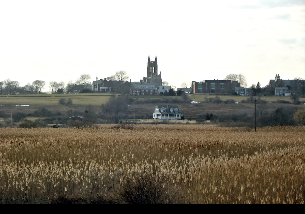 The tower of St Georges School.