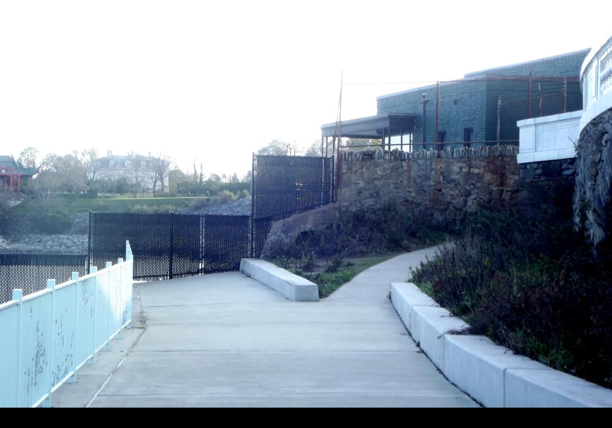 A very interesting house perched on the cliff with amazing sea views. Unfortunately, the cliff walk itself goes right past the back wall of the house.