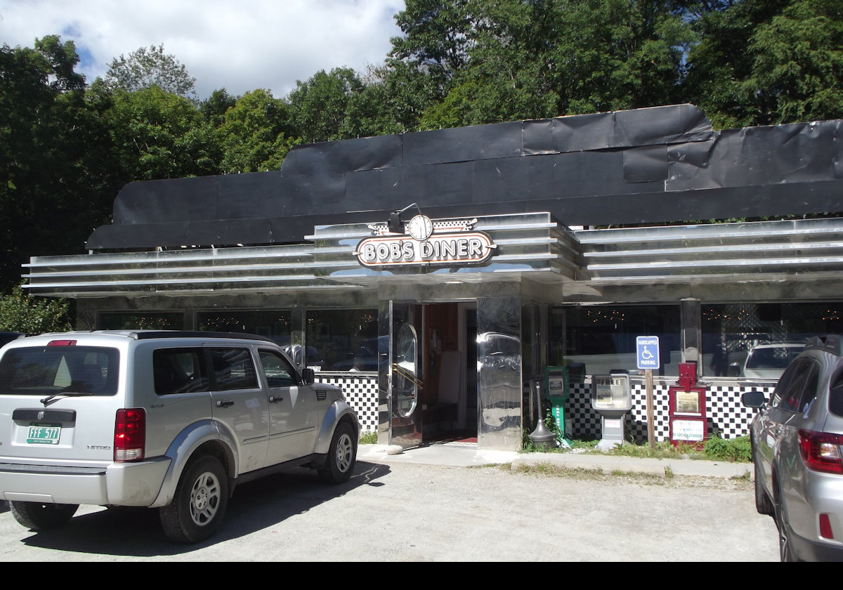 Ben's Diner in Manchester Center, Vermont; around 24 miles north of Bennington.