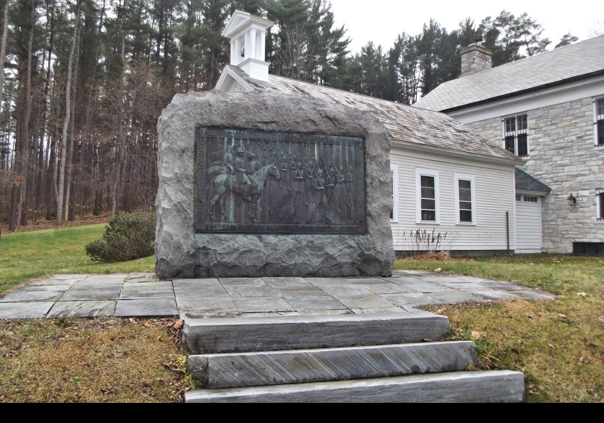 The Civil War monument from 1930. The  next image has a closeup.