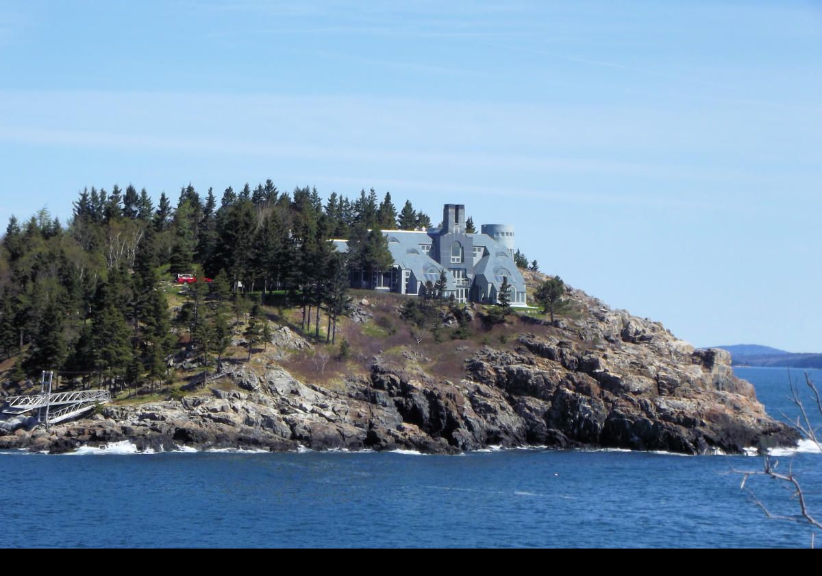 A very grand "cottage" on Schooner Head.