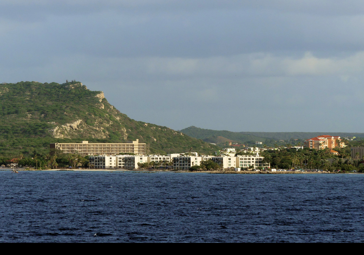 Arriving in Willemstad, the capital of Curaçao.  