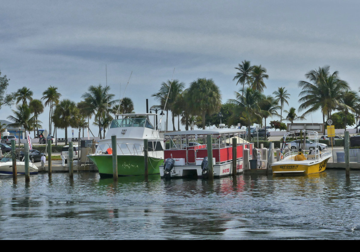 Heading out of the marina.