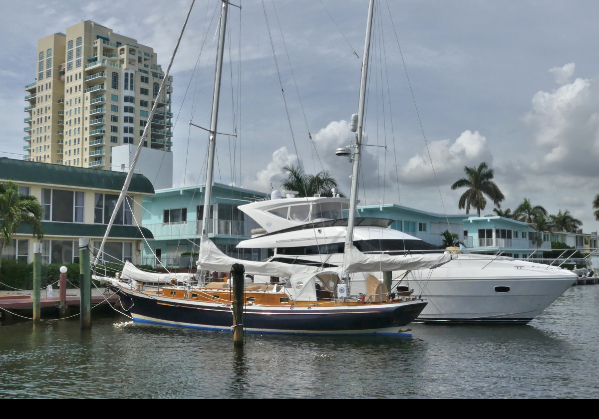 Heading out of the marina.