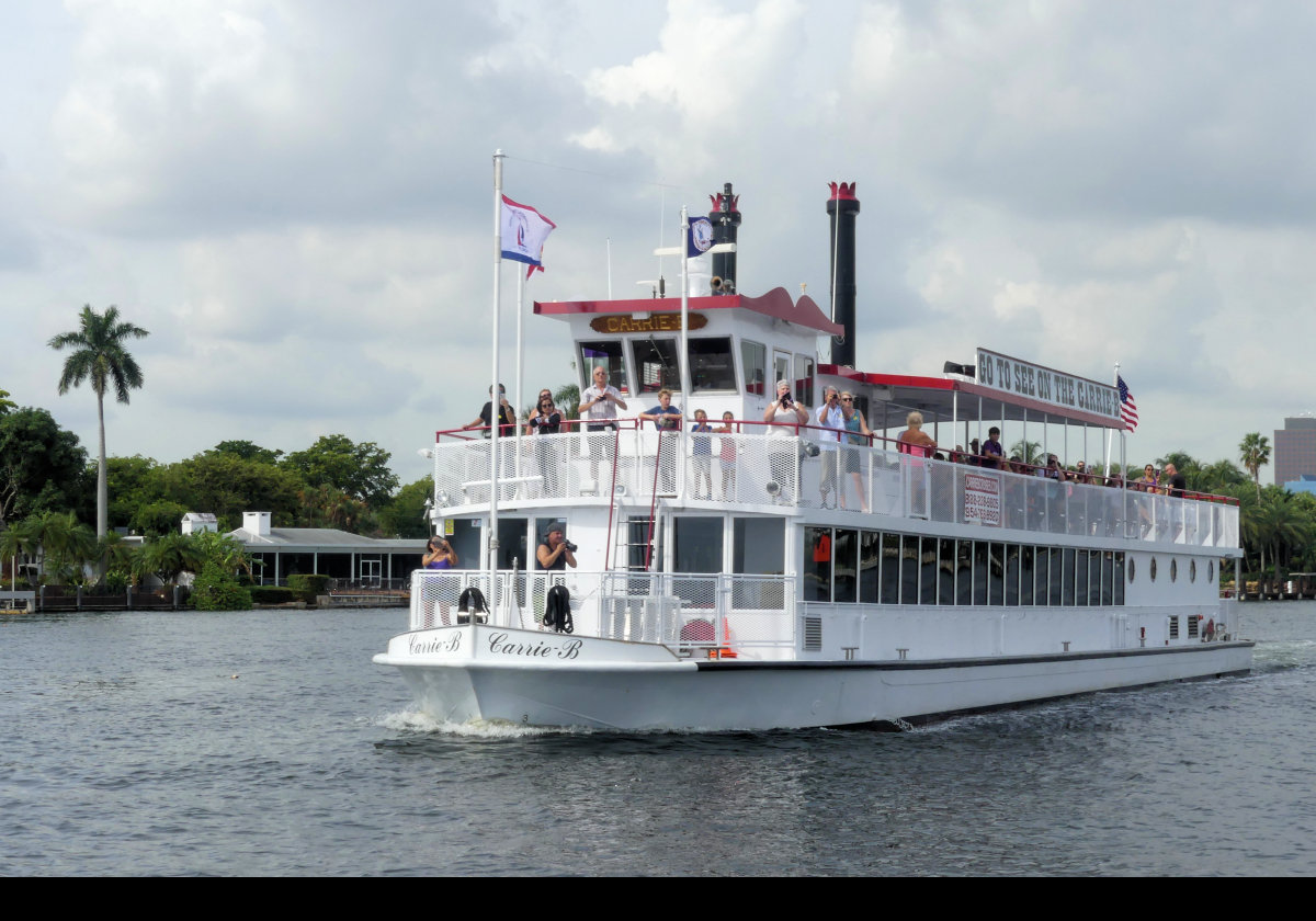 Another tour boat.