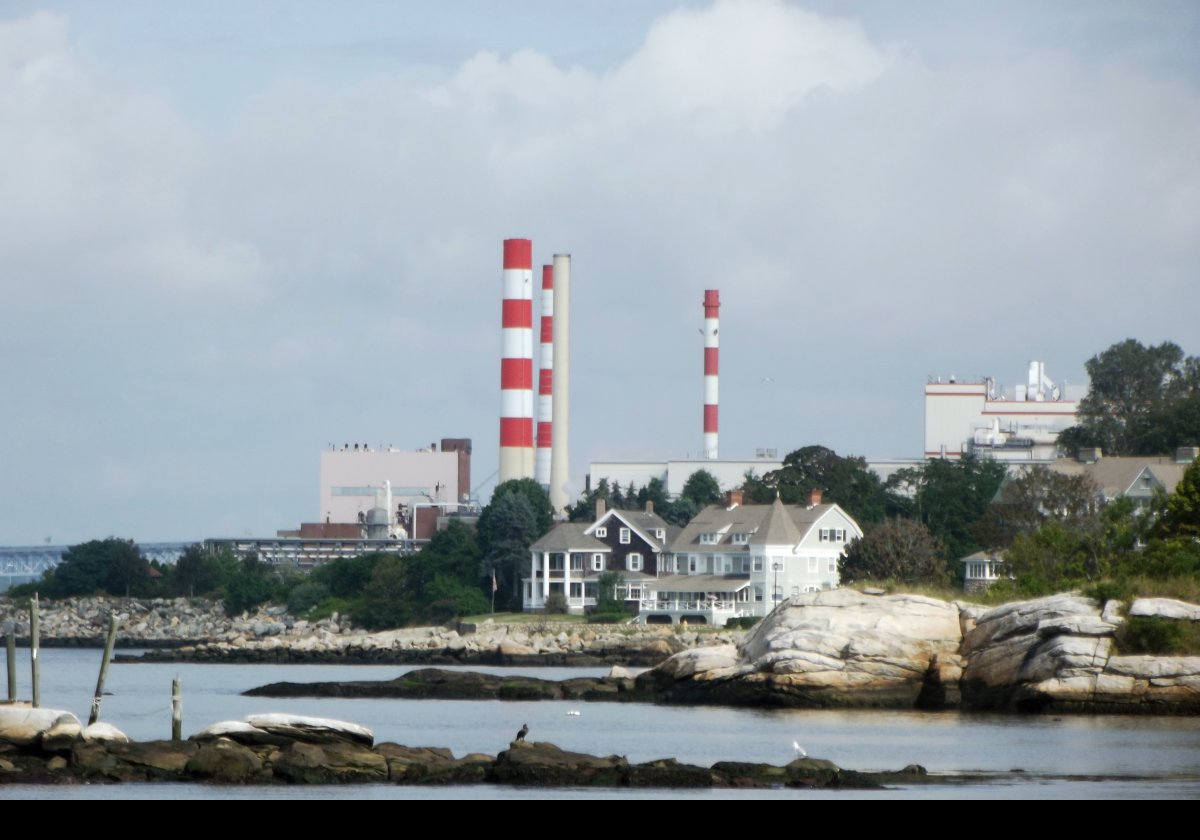 Looking towards the Pfizer research facility in Groton.