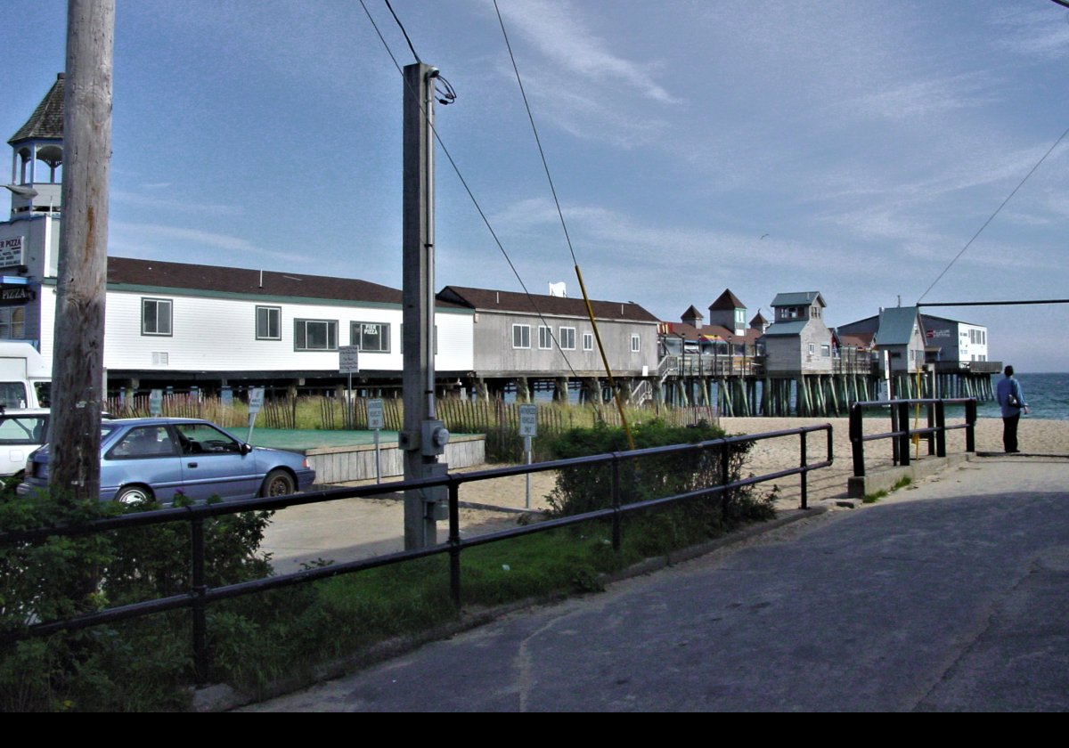 A view down to the far end of the pier.  