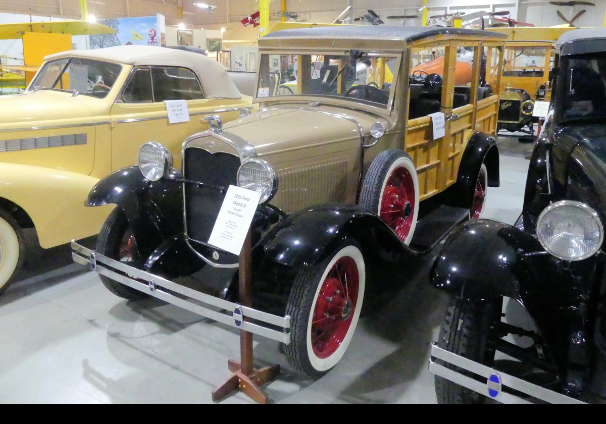 1931 Ford Model A "Woody" Station Wagon.