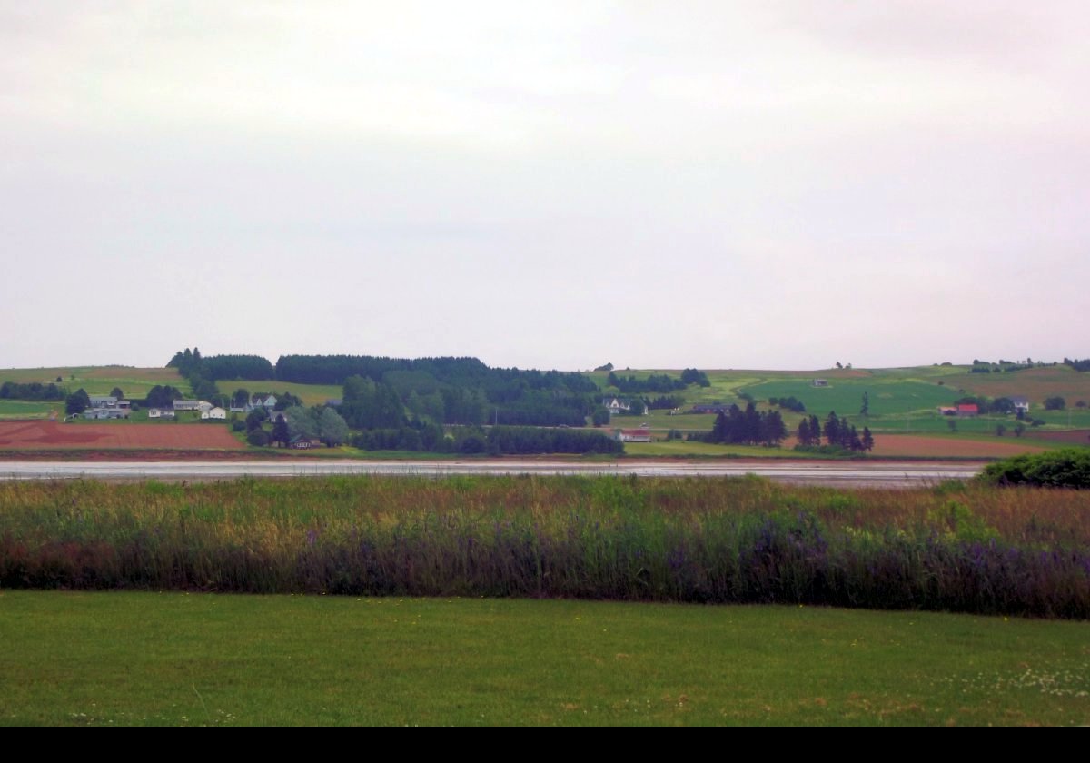 Heading into the village of Victoria-by-the-Sea.  Victoria was founded by James Bardin Palmer in 1819.  In recent years, residents added "by-the-Sea" for PR purposes to help to attract more tourism.