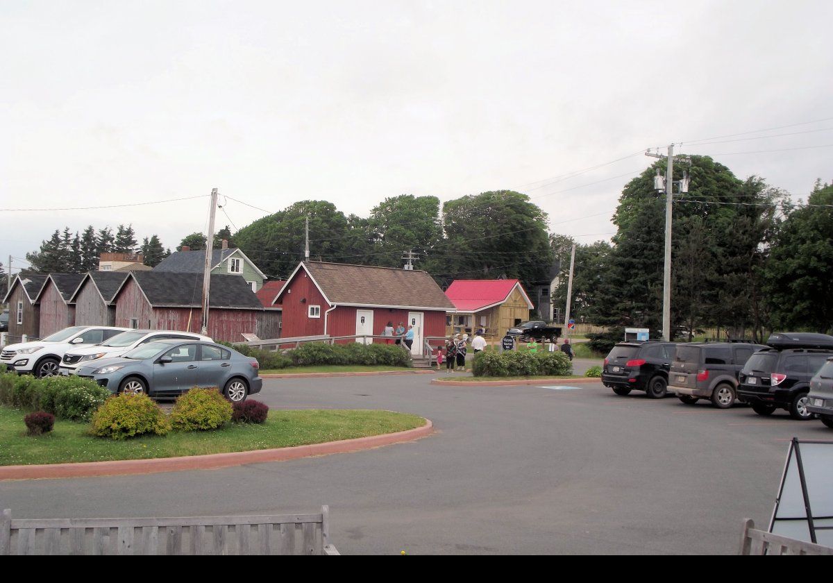 A general view of the village.  It is very small with the total population well below 100 people.