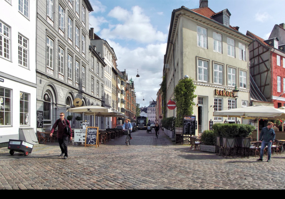 Barock restaurant on the corner of Nyhavn and Store Strandstraede.