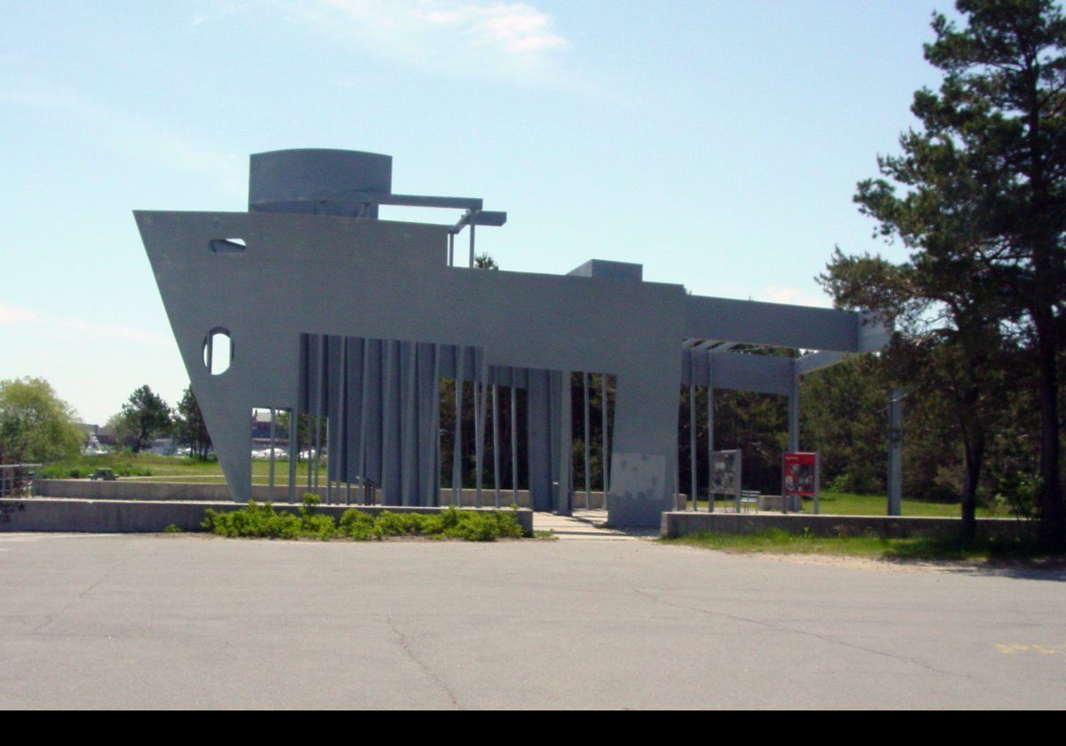 This area, the "Bug Light Park", around the Portland Breakwater Lighthouse, was the site of ship yards where many Liberty Ships were built during WWII.